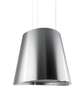 island extractor hood / with built-in lighting / original design