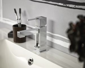 washbasin mixer tap / chrome / for bathrooms / 1-hole