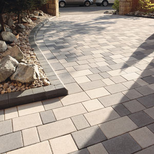 concrete paver / engineered stone / drive-over / for public spaces