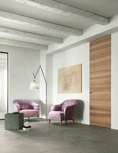 indoor door / swing / wooden / flush