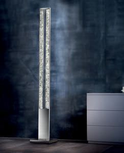 contemporary light column / metal