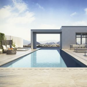 outdoor tile / floor / porcelain stoneware / structure