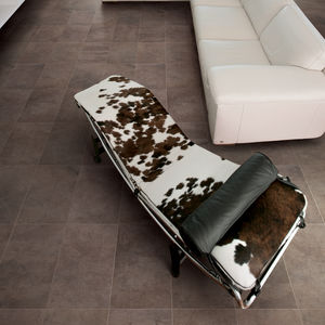 floor tile / porcelain stoneware / plain / polished