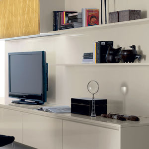 wall-mounted shelf / contemporary / laminate