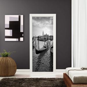 indoor door / swing / wooden / lacquered