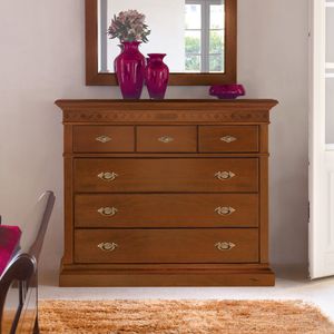traditional chest of drawers / cherrywood / walnut / maple