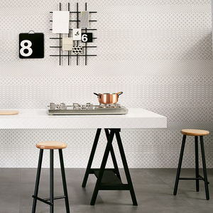 wall tile / floor / porcelain stoneware / geometric pattern