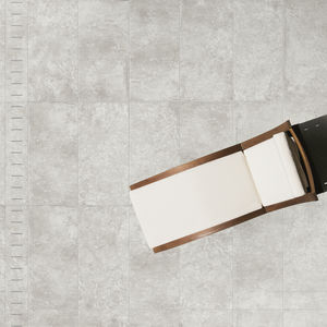 outdoor tile / floor / porcelain stoneware / plain