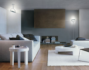 pendant lamp / contemporary / borosilicate glass / steel