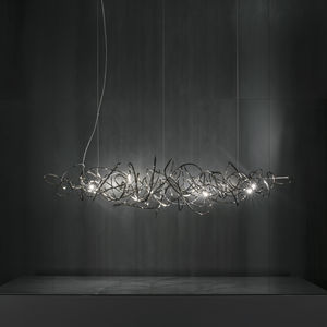 pendant lamp / original design / metal / LED