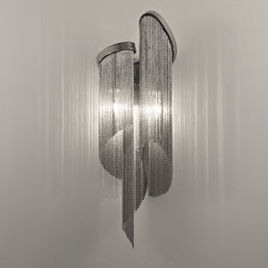 contemporary wall light / metal / halogen