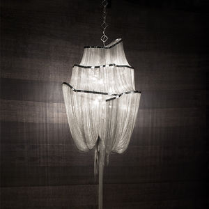 pendant lamp / contemporary / metal / halogen