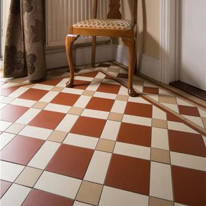 indoor tile / floor / ceramic / 15x15 cm