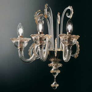 traditional wall light / glass / halogen / IP20