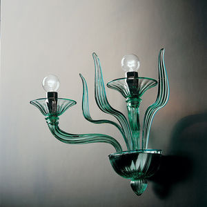traditional wall light / glass / halogen / IP20