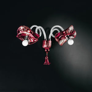 traditional wall light / glass / halogen / IP20