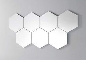 wall-mounted mirror / LED-illuminated / contemporary / commercial