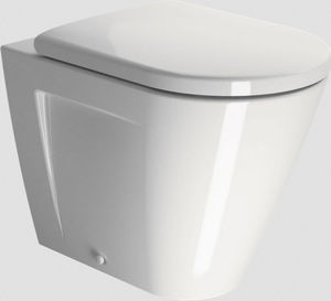free-standing toilet / ceramic