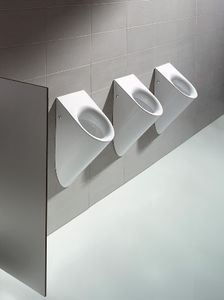 wall-mounted urinal / ceramic