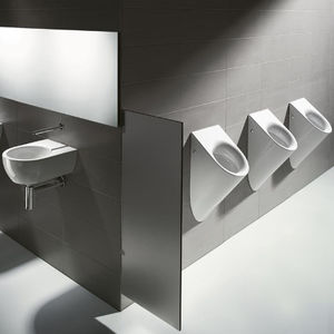 wall-mounted urinal / ceramic