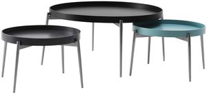 coffee table / round / contemporary / MDF
