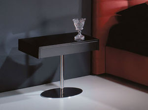 contemporary bedside table / wooden / rectangular