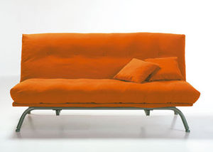 sofa bed / contemporary / metal / 2-person