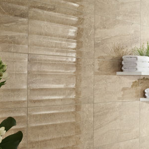 bathroom tile / wall / porcelain stoneware / arabesque