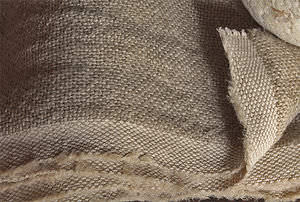 upholstery fabric / plain / linen