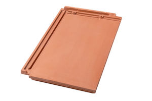 flat roof tile / clay