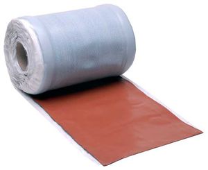 strip type waterproofing membrane / for roofs / aluminum / flexible