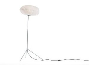 floor-standing lamp / contemporary / metal / paper