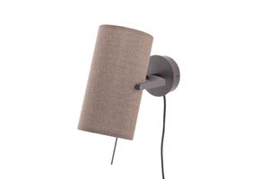 contemporary wall light / metal / cotton