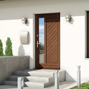 entry door / swing / wooden / acoustic