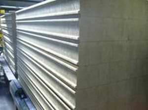thermal insulation / stone wool / rigid panel / fire-resistant