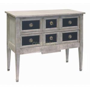 chest of drawers with long legs / traditional / wooden / brown