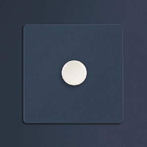 light dimmer switch / rotary / metal / contemporary
