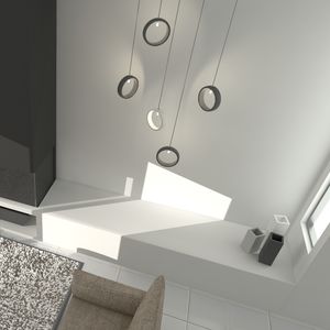 pendant lamp / contemporary / concrete / handmade