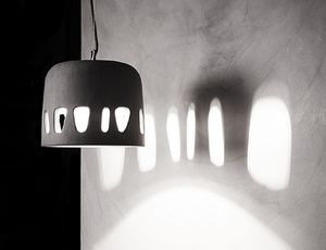 pendant lamp / contemporary / concrete / handmade