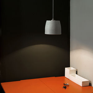 pendant lamp / contemporary / concrete / handmade