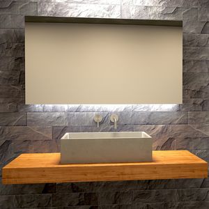 countertop washbasin / rectangular / concrete / contemporary