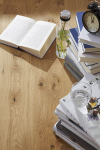 engineered parquet flooring / glued / oak / oiled