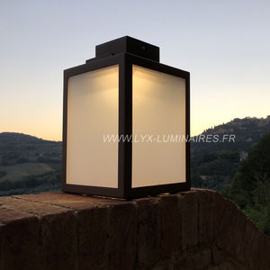 floor lamp / contemporary / metal / glass