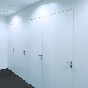 folding partition / laminate / professional / sanitary