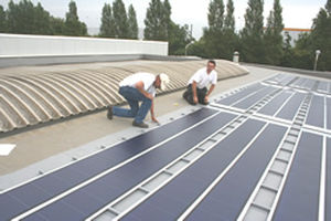 tiled roof mounting system / on-roof / for PV applications