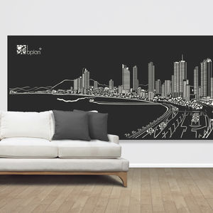 decorative panel / steel / for partition walls / textured