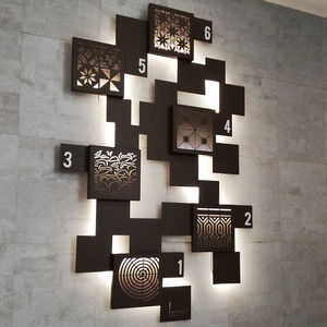 aluminum decorative panel / wall-mounted / for interior / lightweight