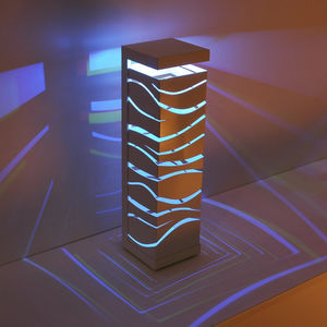 floor-standing lamp / original design / aluminum / LED