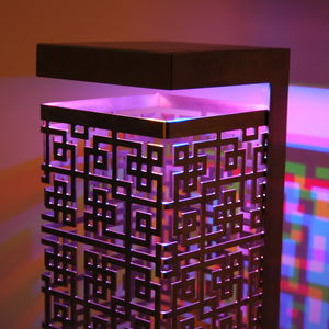 floor-standing lamp / original design / aluminum / LED