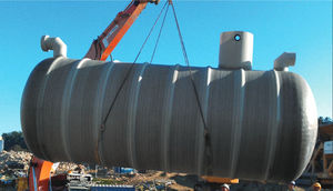 FRP oil separator